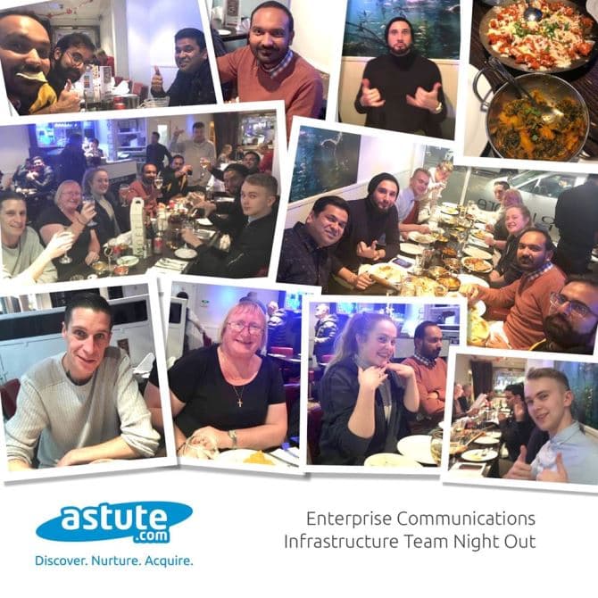 Enterprise Communications Infrastructure Team Night Out