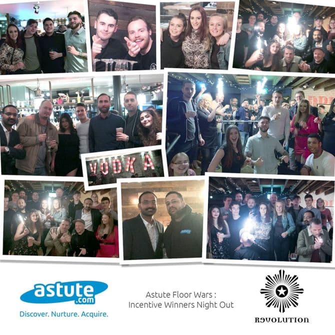 Astute Floor Wars : Incentive Winners Night Out
