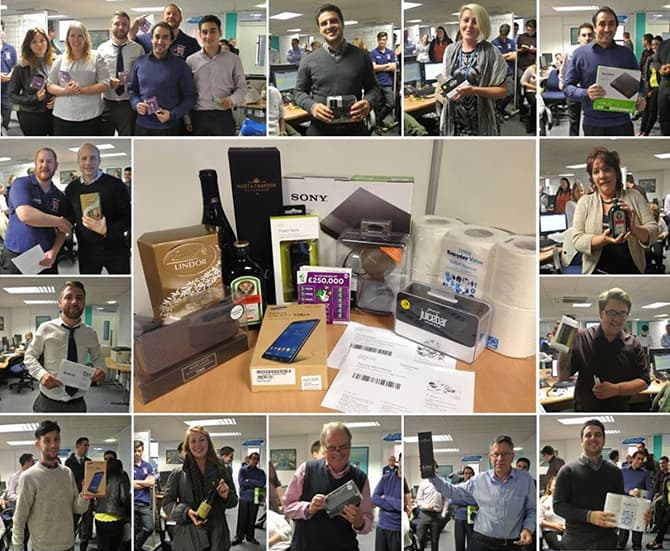 Mobility & Telecoms Team Raffle Tickets Incentive