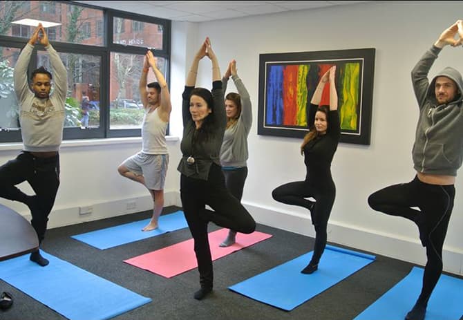 Thursday Yoga Club at Astute’s Offices