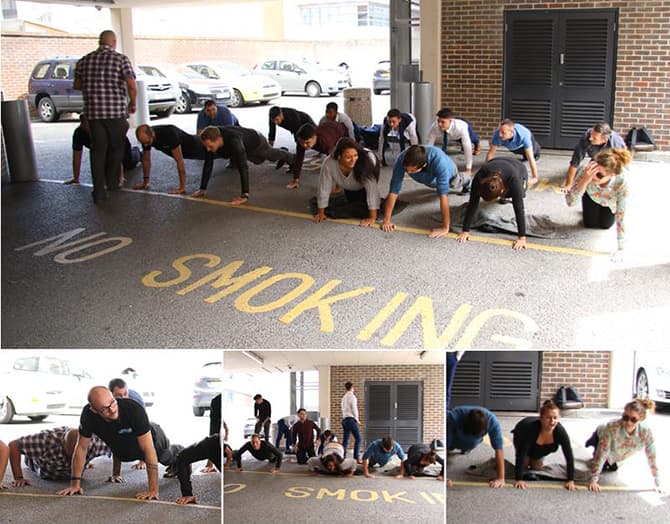 Combat Stress 22 Push Ups