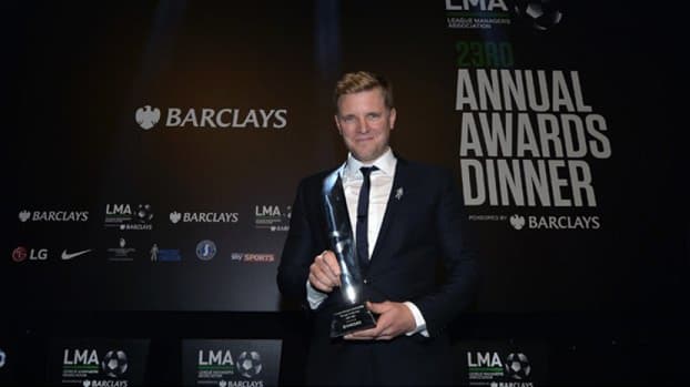 Eddie Howe Wins LMA Manager of the Year
