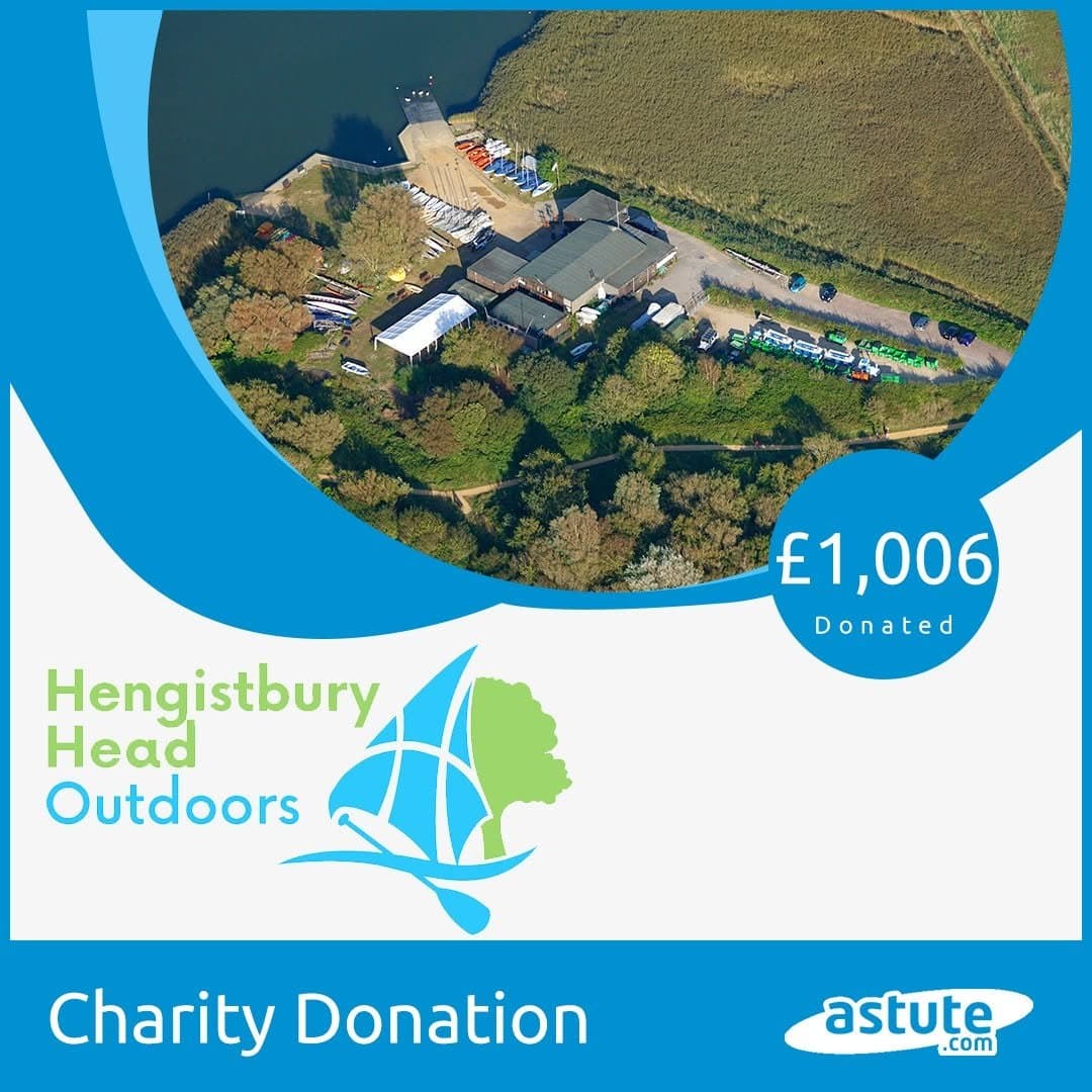 Astute charity donation to Hengistbury Head Outdoors