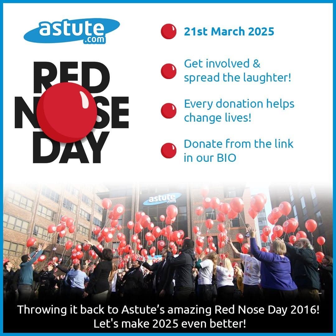 Astute Red Nose Day 2025 — get involved and spread the laughter
